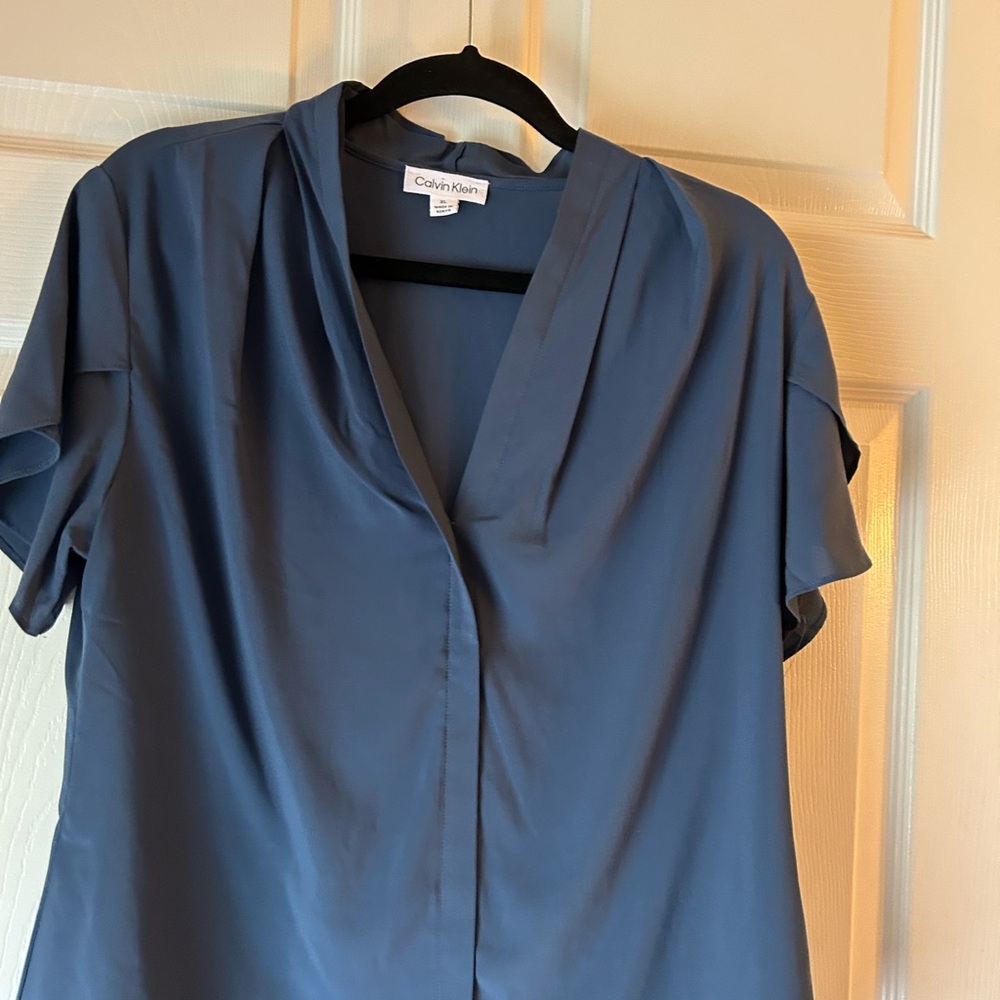 Calvin Klein Blue Blouse